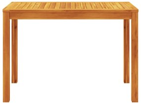 3 pcs conjunto de jantar para jardim madeira de acácia maciça
