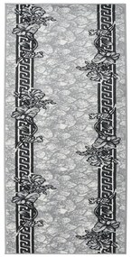 vidaXL Passadeira 100x200 cm polipropileno cinzento
