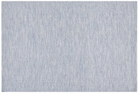 Tapete em algodão azul claro 160 x 230 cm DERINCE Beliani