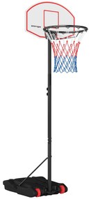 SPORTNOW Tabela de Basquetebol para Exterior com Alvo de Dardos Tabela