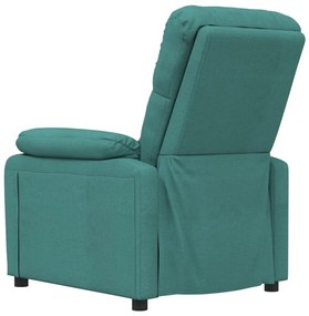 Poltrona de massagens tecido verde-escuro