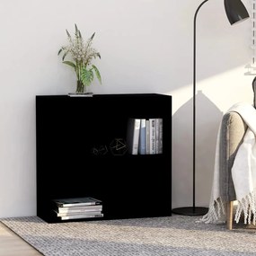 vidaXL Estante 80x30x76,5 cm derivados de madeira preto