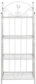 Suporte quadrado para planta / Branco