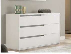 Cómoda ZITA (120cm | Personalizavel) - Lacado / MDF, Preto