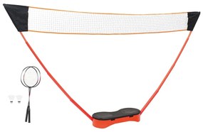 Conjunto de badminton c/ 2 raquetes, rede e estojo 292x30x152cm