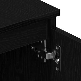 Móvel de TV 140x40x36 cm derivados de madeira carvalho preto