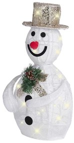 Boneco de neve branco com LED 50 cm KUMPU Beliani