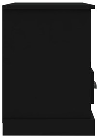 Móvel p/ TV 80x35x50 cm derivados de madeira preto