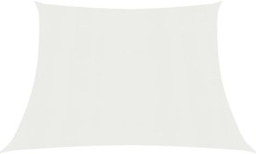 Para-sol estilo vela 160 g/m² 3/4x2 m PEAD branco