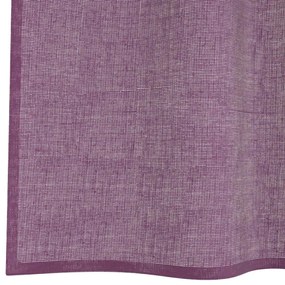 Cortinas de voile com laços 2 pcs roxo 140x175 cm