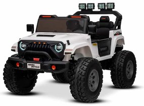 Jipe elétrico para crianças OFFRIDE 4x4 2 Lugares 24V bateria de litio, Rodas Grandes EVA com suspensão nas rodas traseiras, controlo remoto, luzes LE