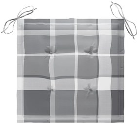 Cadeiras de jardim com almofadões 6 pcs acácia maciça