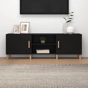 Móvel para TV 150x30x50 cm madeira processada preto