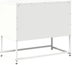 Móvel de TV 68x39x60,5 cm aço branco