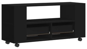 Móvel de TV 102x34,5x43 cm derivados de madeira preto