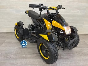 Moto 4 para crianças Cobra 36V 800W Amarelo