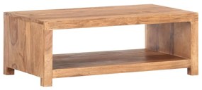vidaXL Mesa de centro 80x45x30 cm madeira maciça