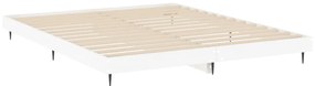 Estrutura de cama 180x200 cm derivados de madeira branco
