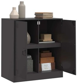 Aparador 67x39x73 cm aço preto