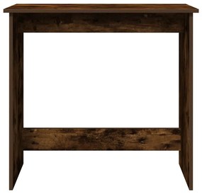 Secretária 80x40x75 cm derivados de madeira cor carvalho fumado