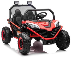 Carro elétrico para Crianças 24V 2 Lugares Buggy FASTER Rodas de EVA, Assento de couro Vermelho