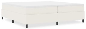 Cama Box de Primavera vidaXL Creme 200x200 cm Tecido de Corduroy
