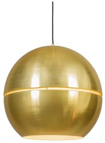 Candeeiro de suspensão Art Déco dourado 50 cm - Slice