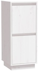 Aparadores 2 pcs 31,5x34x75 cm madeira de pinho maciça branco