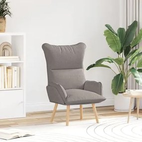 Poltrona Relaxante vidaXL em Tecido Taupe