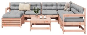 vidaXL 8 pcs conj. sofás jardim madeira abeto-de-douglas