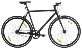 Bicicleta de mudanças fixas 700c 51 cm preto