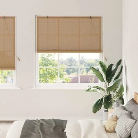 vidaXL Persianas e Sombras de Janela Marrom Claro 140 x 220 cm Bambu