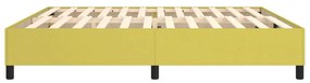 Estrutura de cama sem colchão 200x200 cm tecido verde