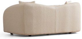 Sofá de 2 Lugares Venedik – Creme – 190x76x91 cm