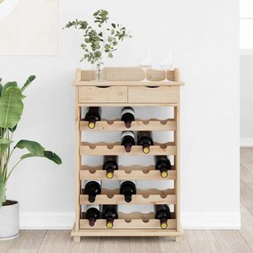 Acessório para Vinho vidaXL 90x60x30 cm Madeira Sólida de Pinho