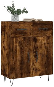 Aparador 69,5x34x90 cm derivados de madeira cor carvalho fumado