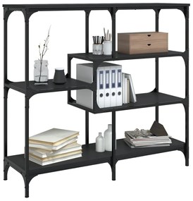Mesa consola 103x32x95 cm derivados de madeira preto