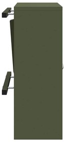caixa de correio Verde-oliva 30 x 23 x 55 cm Aço