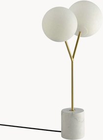 Candeeiro de pé com aspeto de mármore Yvette