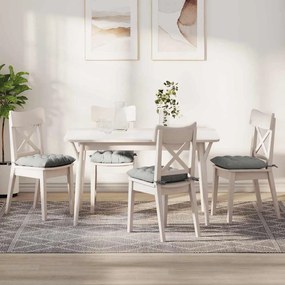 vidaXL Almofadas de Assento 4 pcs Cinzento-claro 40 x 40 x 6 cm