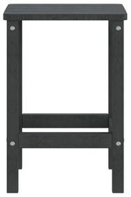 Mesa de jardim Adirondack 38x38x46 cm PEAD antracite