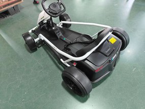 HOMCOM Go-Kart Elétrico 24 V para Crianças Até 13 km/h, Gokart com Função Drift, Drift-Kart com 2 Motores para 8–12 Anos Branco | Aosom Portugal