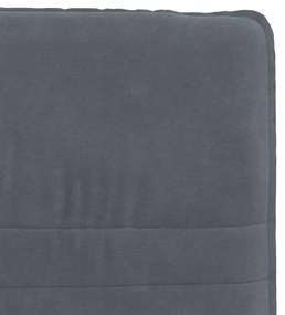 Cadeiras de jantar 2 pcs veludo cinzento-escuro