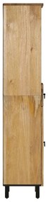 Armário de casa de banho 38x33x160 cm mangueira maciça