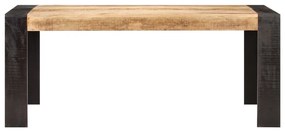 Mesa de jantar 180x90x76 cm madeira de mangueira maciça