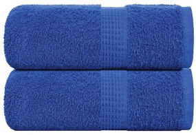 Toalhas de mãos 2 pcs 30x30 cm 360 g/m2 100% algodão azul