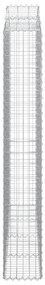 Cestos gabião arqueados 2pcs 200x30x200/220cm ferro galvanizado