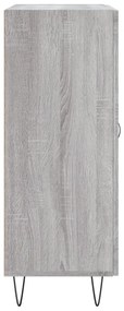 Aparador 69,5x34x90 cm derivados de madeira cinzento sonoma
