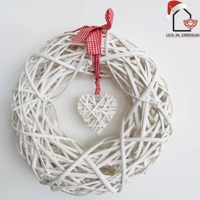 Coroa | White Christmas&amp;Heart