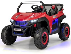 Carro elétrico de brincar UTV de 2 lugares com bateria de 12V para crianças com controlo remoto 2.4G Música de alta/baixa velocidade 3 a 8 anos 118 x